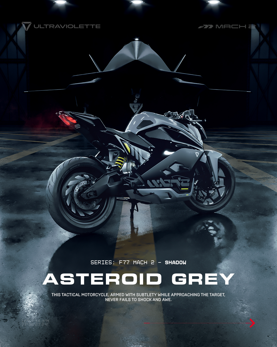 Ultraviolette F77 Mach 2 — Shadow, Asteroid Grey