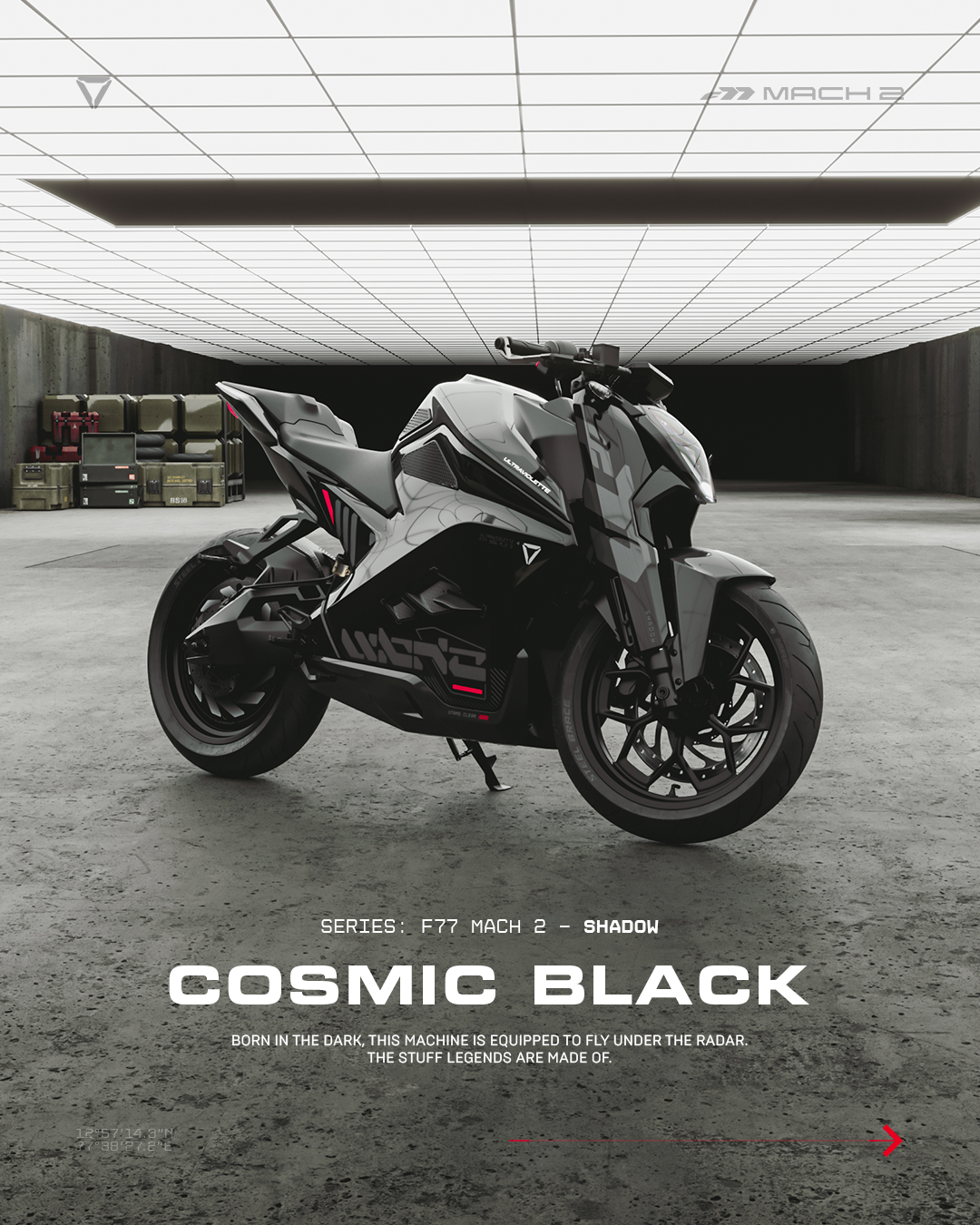 Ultraviolette F77 Mach 2 — Shadow, Cosmic Black