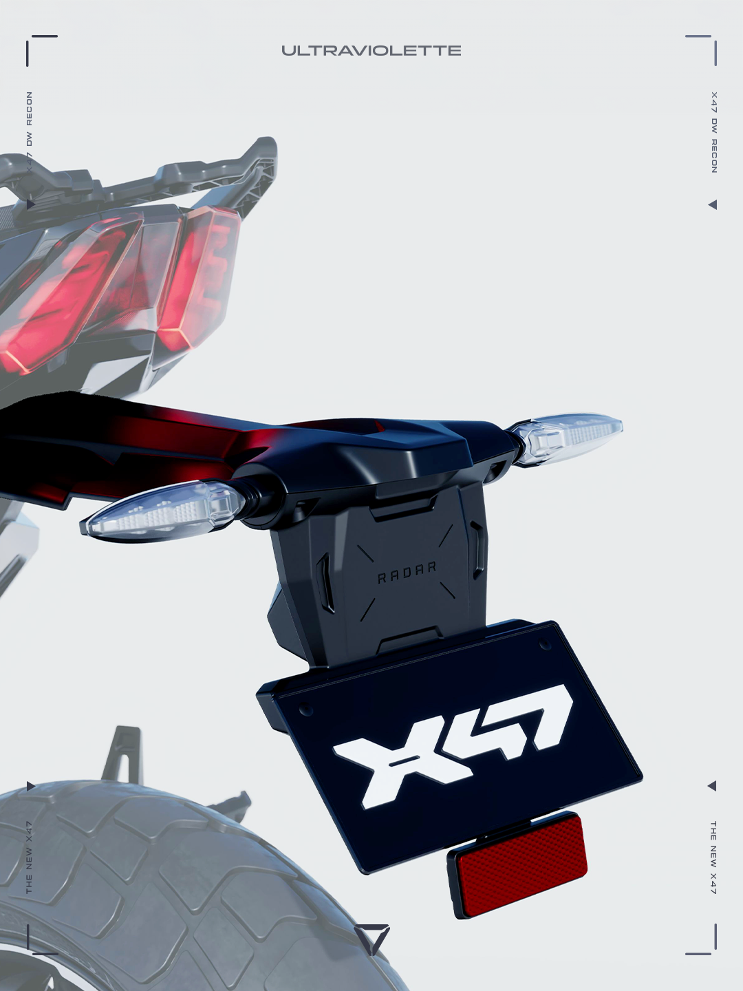 Ultraviolette X47 Desert Wing — Radar Tail Unit