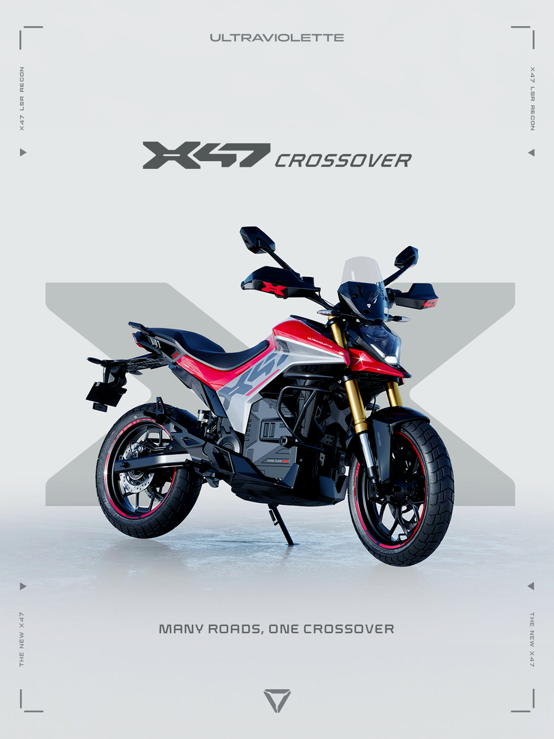 Ultraviolette X47 Crossover — Laser, Turbo Red