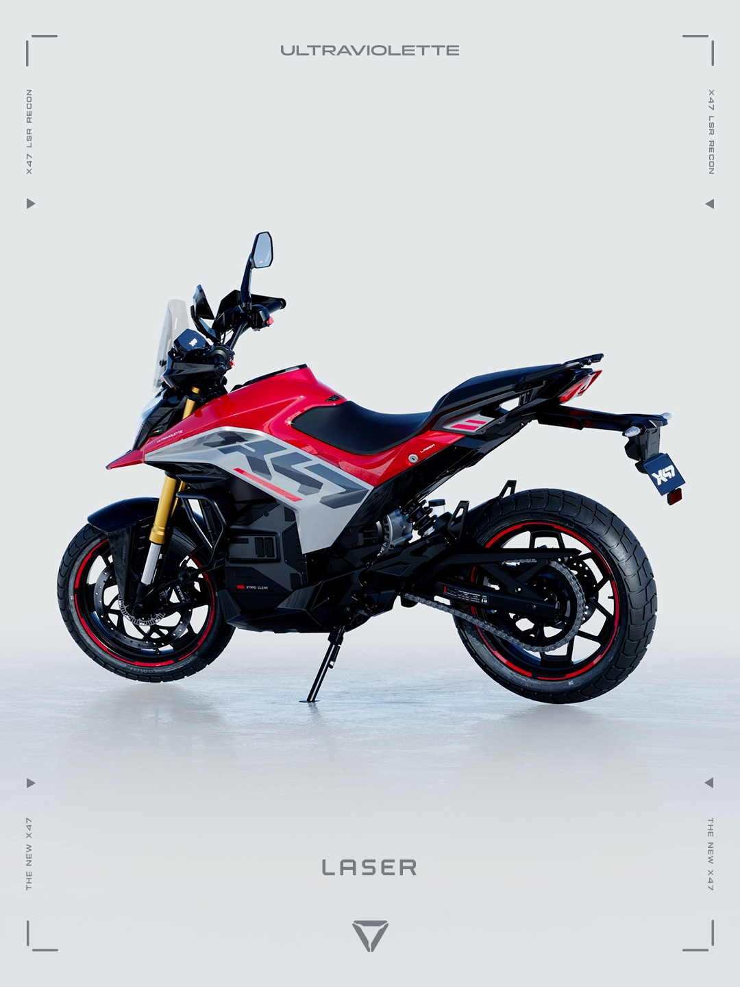 Ultraviolette X47 Laser — Rear Three-Quarter