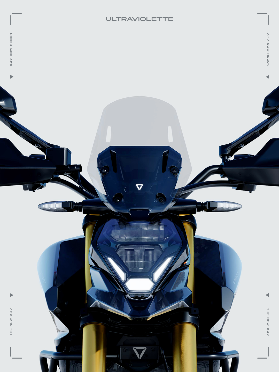 Ultraviolette X47 Shadow — Aviation Headlight